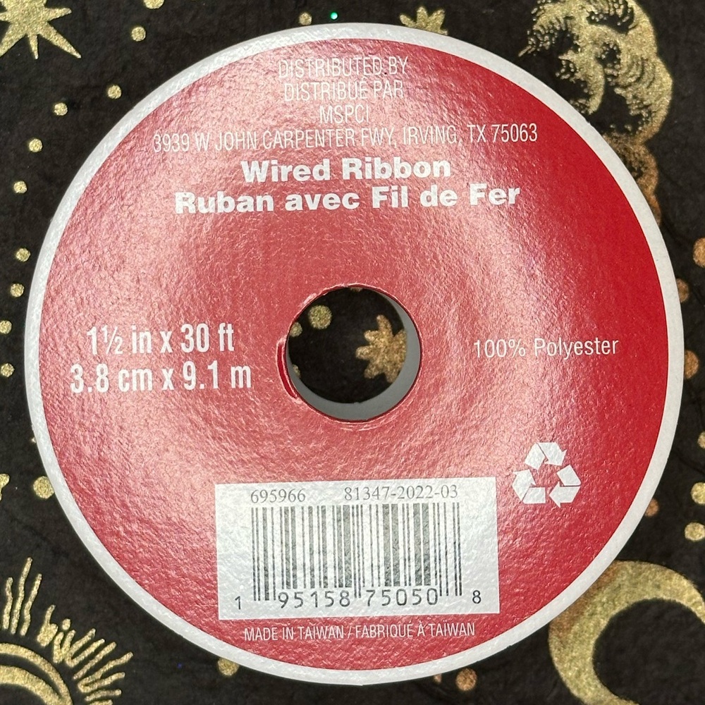 NWT CelebrateIt Medium Wired Ribbon (37 Assorted Rolls)
